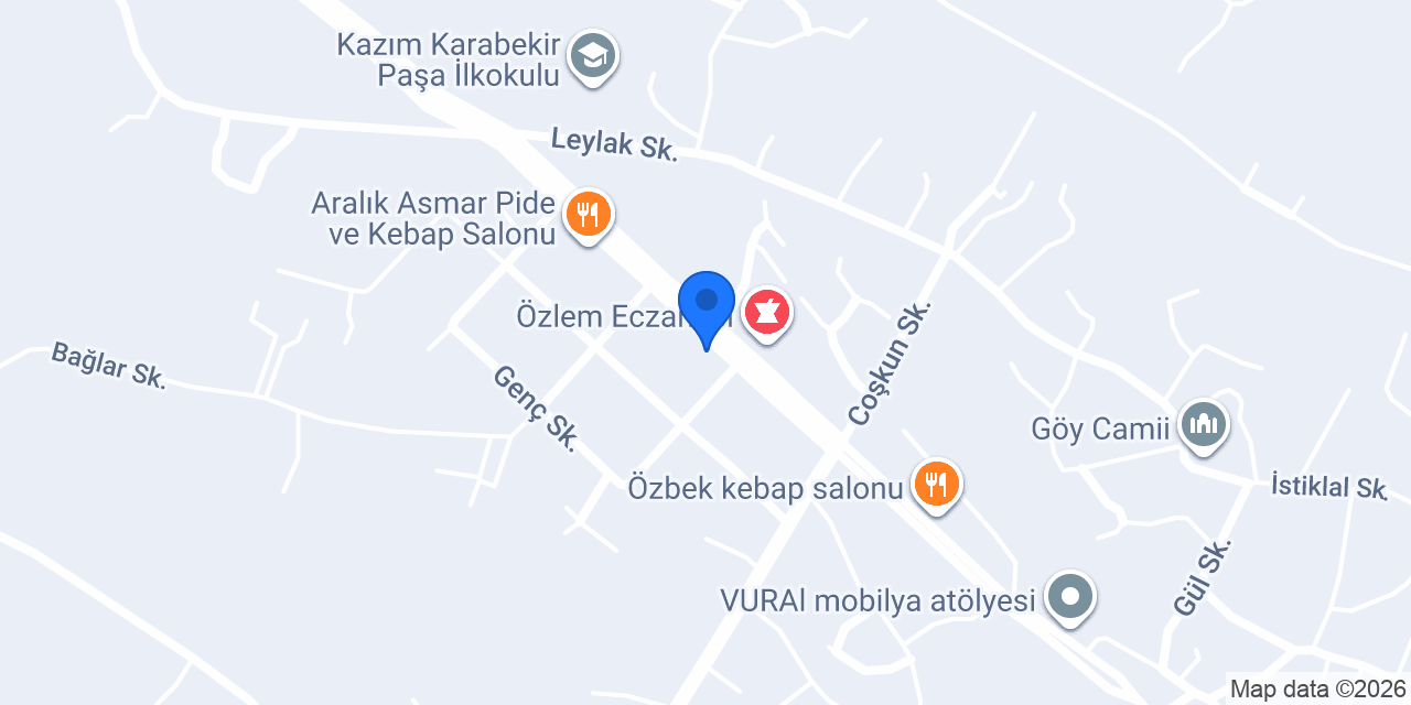 Servan kırtasiye konumu