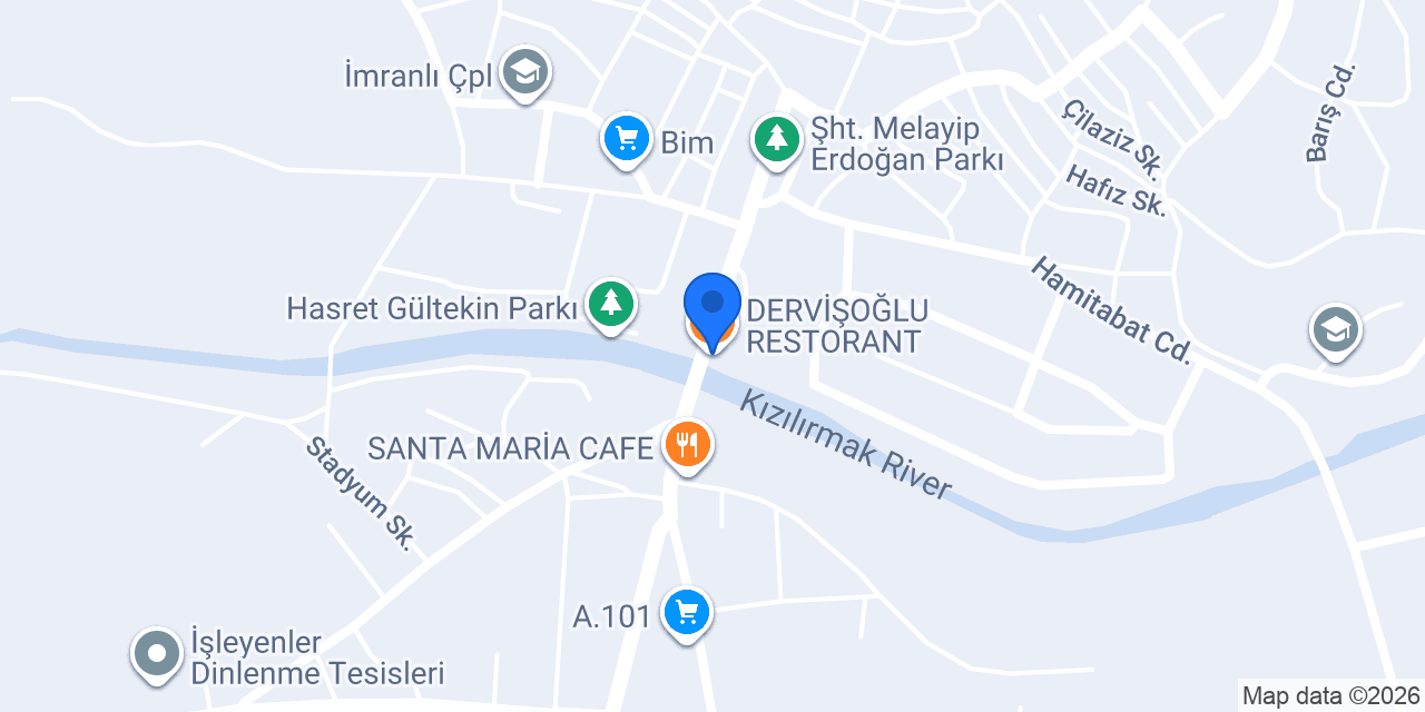 DERVİŞOĞLU RESTORANT konumu
