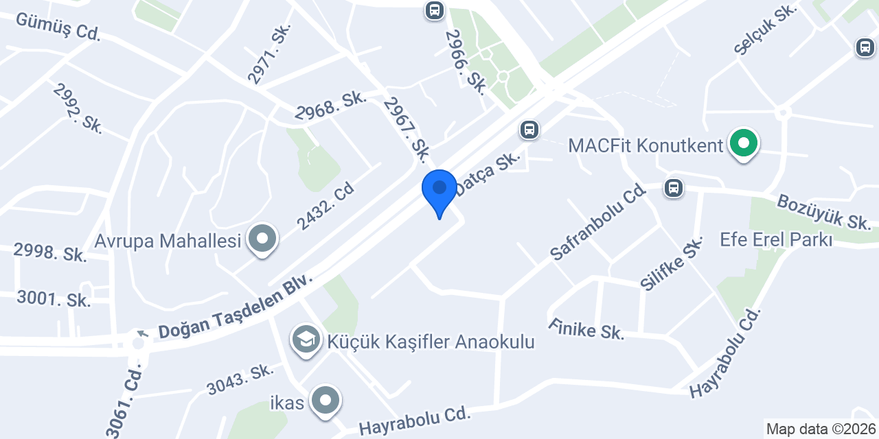 Cg Sistem Ltd. Şti. konumu