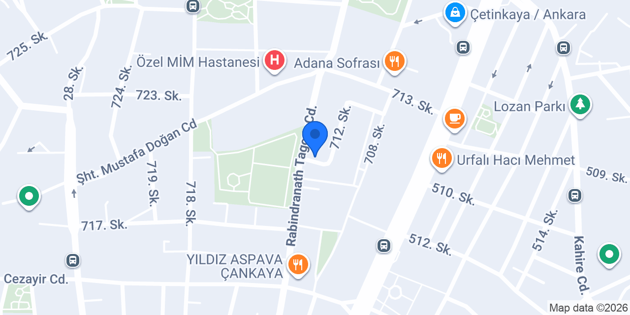 Pera Beauty Ankara konumu