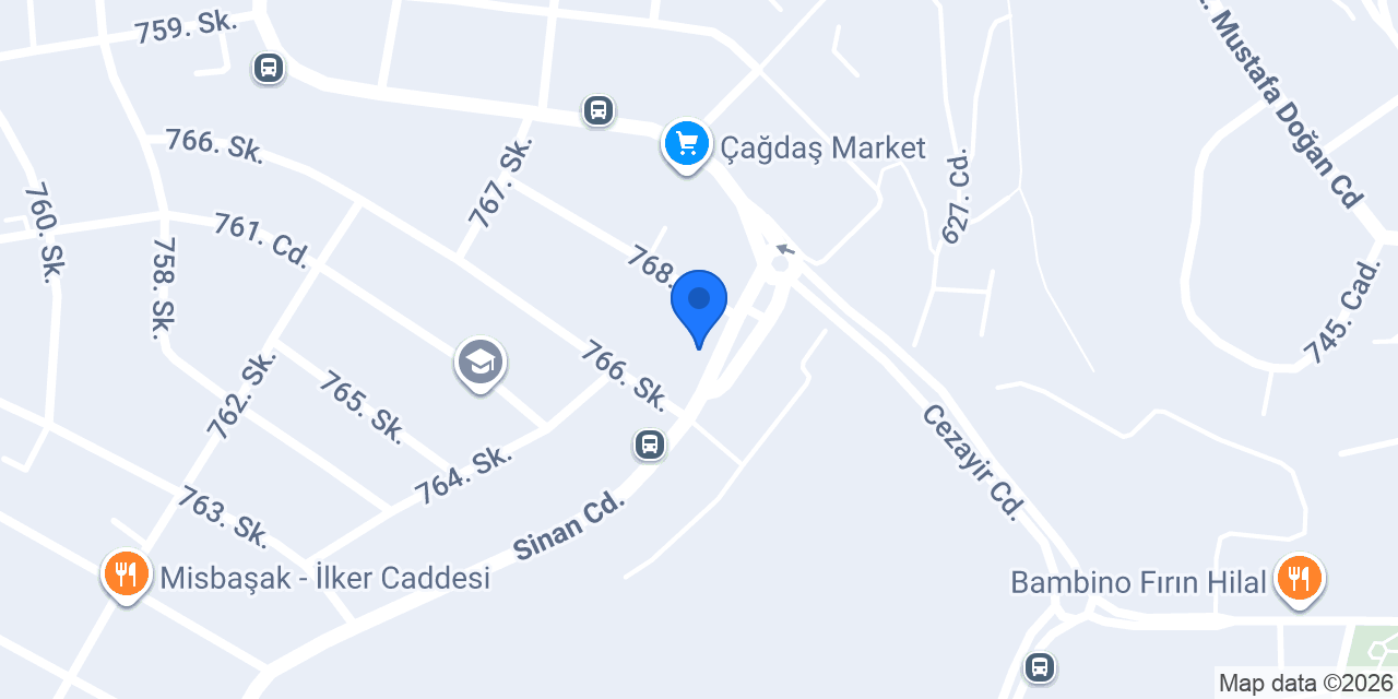 Korkmazlar Yapı Market konumu