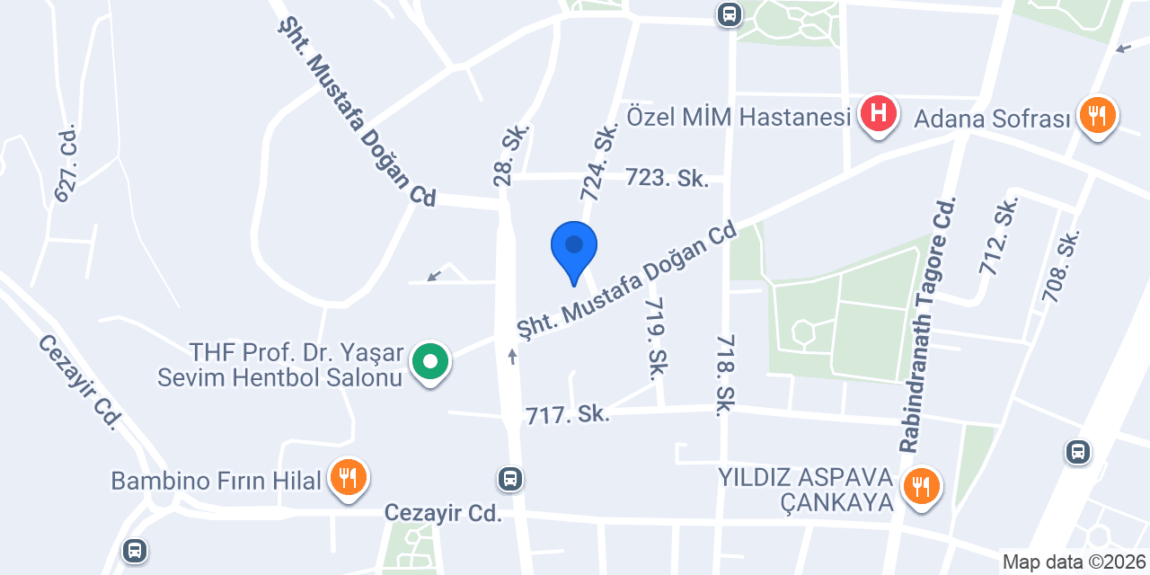 Blue Man Erkek Küaforü konumu