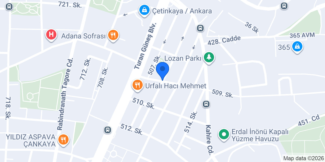Lezzet Döner & Kebap, Yıldız (Sancak Mh.) konumu