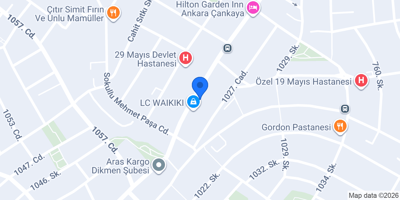 GÖZDE PARKE DEKORASYON konumu