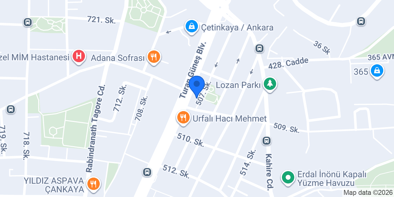 Adasu Spa Turan Güneş konumu
