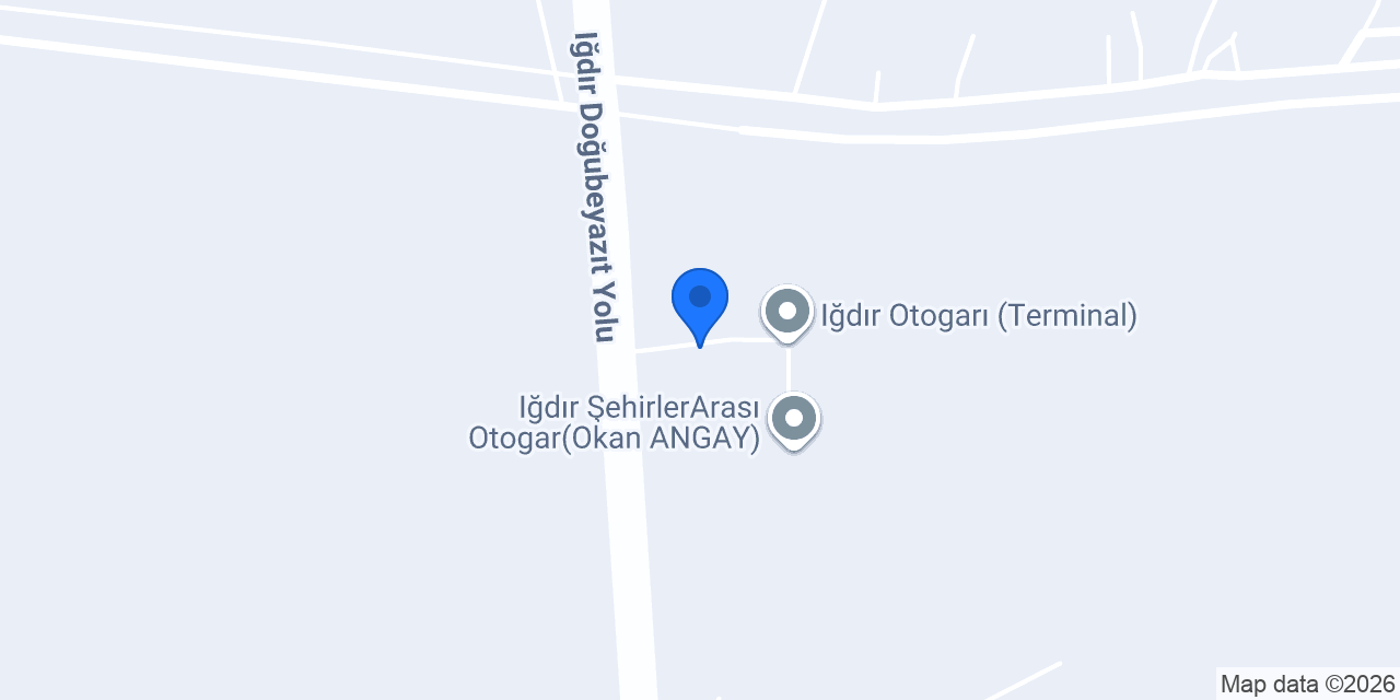 Iğdir otogar Yakin Taksi konumu