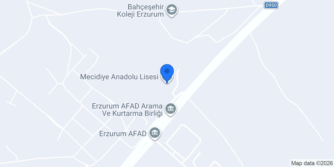 Mecidiye Anadolu Lisesi konumu