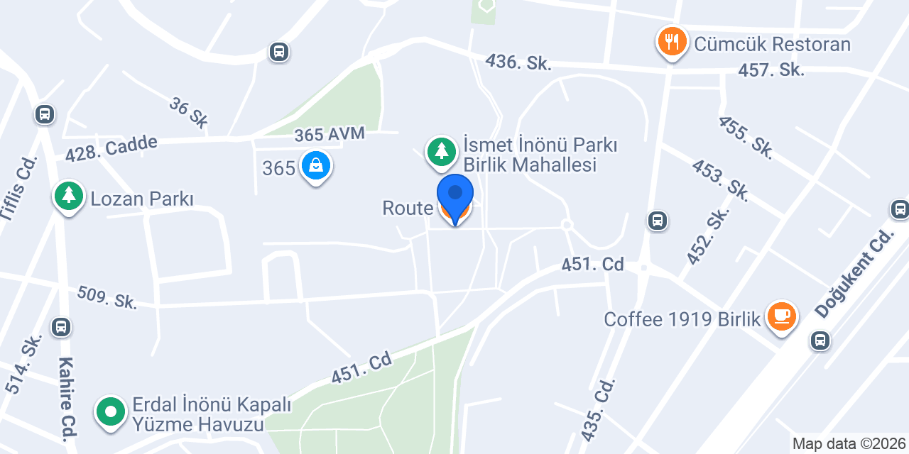 Route konumu