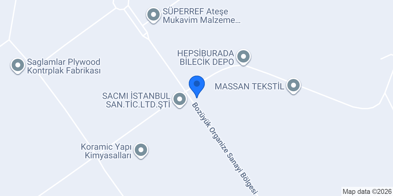 ERK BORU SAN.VE TİC. A.Ş. konumu