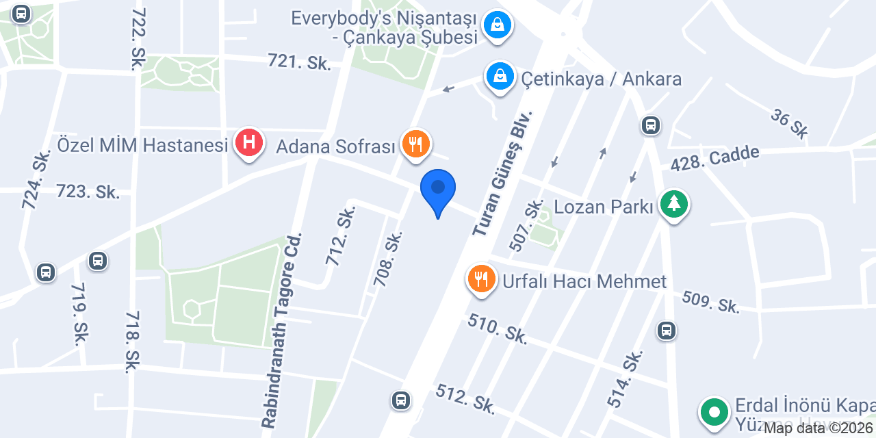 YILDIZPARK AVM konumu