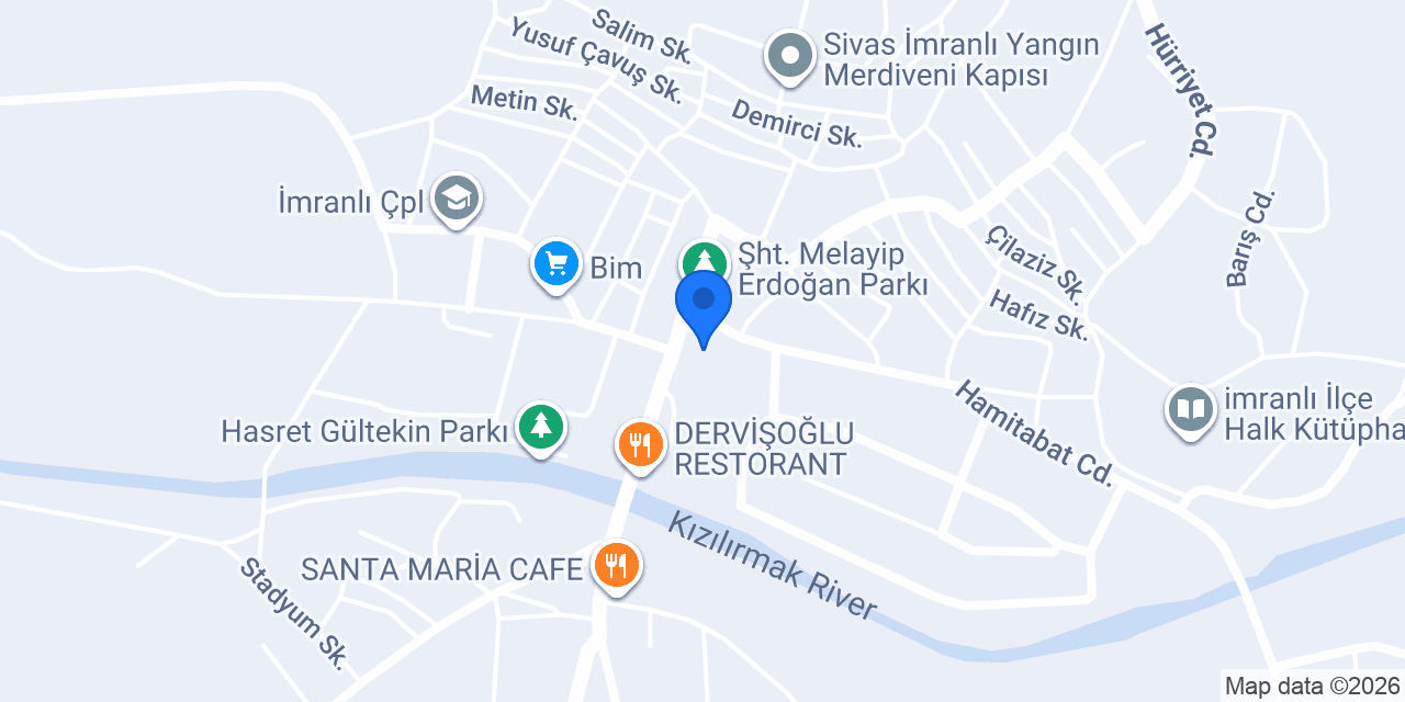 İmranlı sivas tur konumu