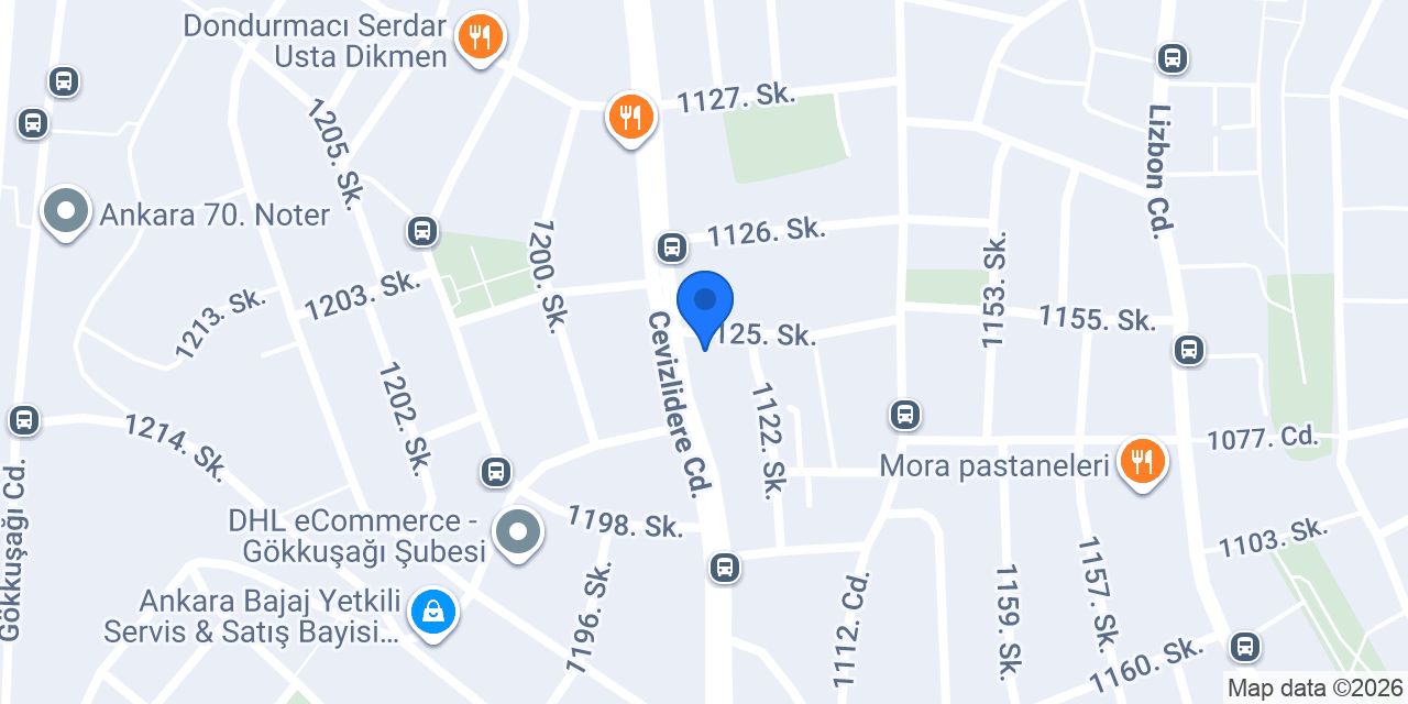 Güveniş Eşya Depolama konumu