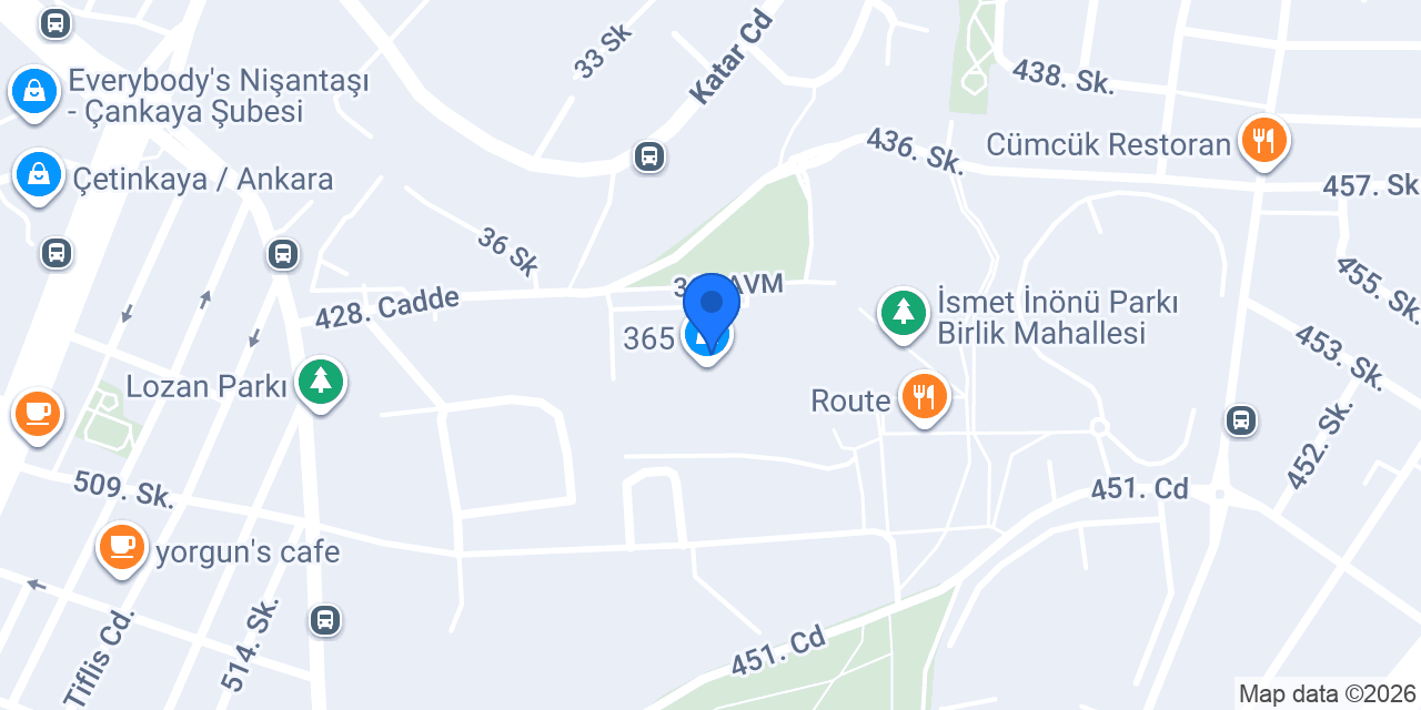 Popüler Döner 365 AVM konumu