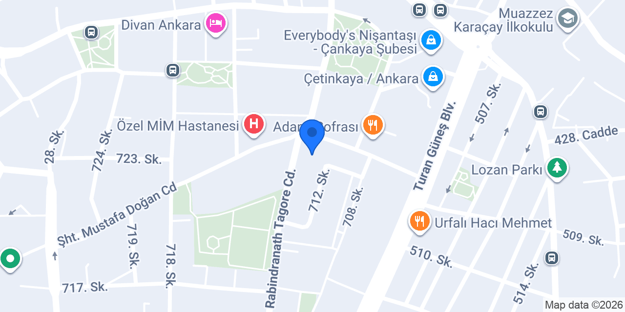 Uysal Oto Lastik konumu