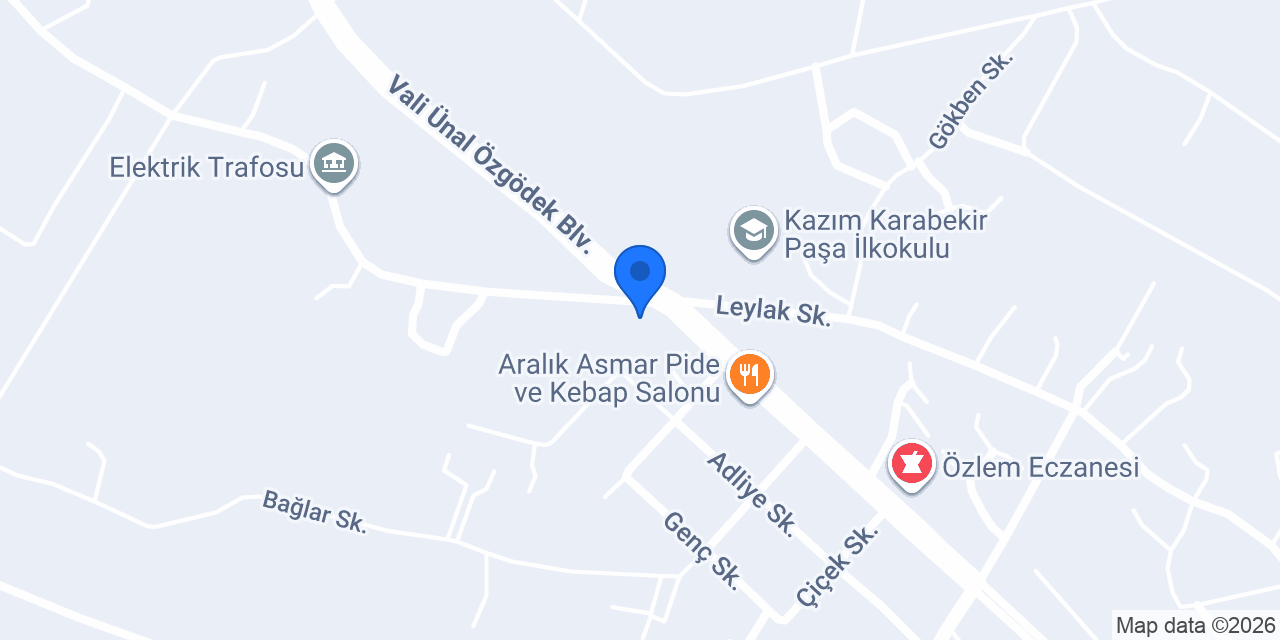 Ptt-aralık Şubesi konumu