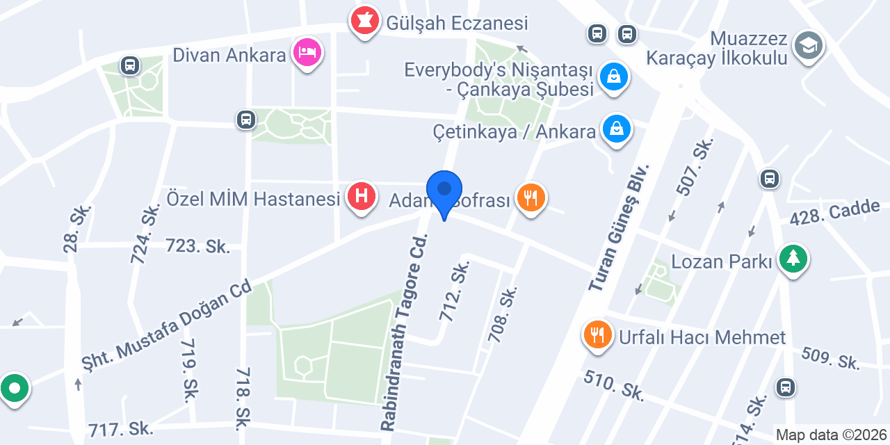 Yıldız Final Vip Kurs konumu