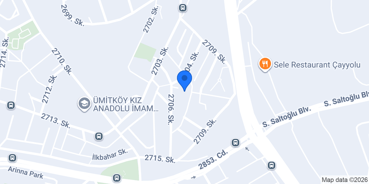 Ezgi Butik (Terzi) konumu