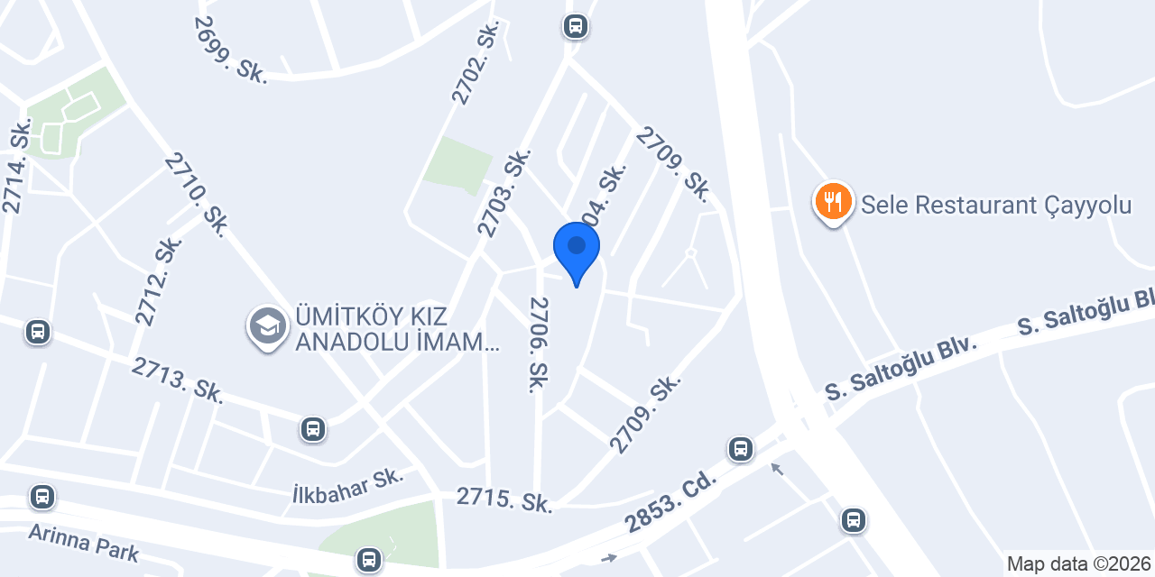 Akçalı Tesisat konumu