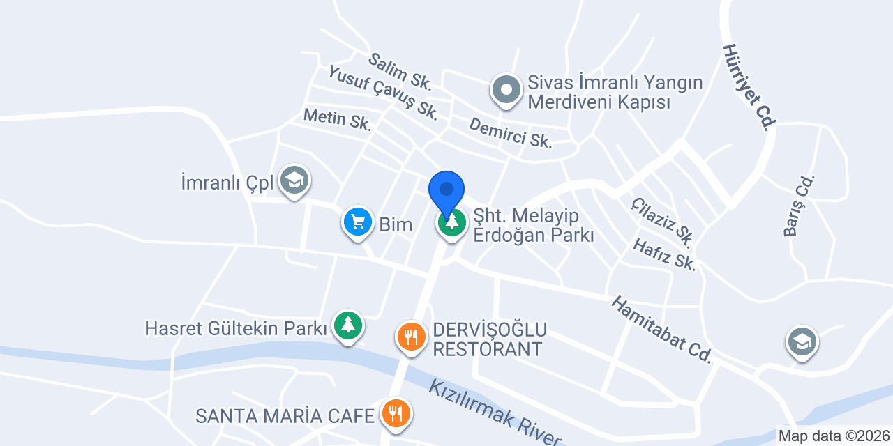 İmranlı Teras Cafe konumu