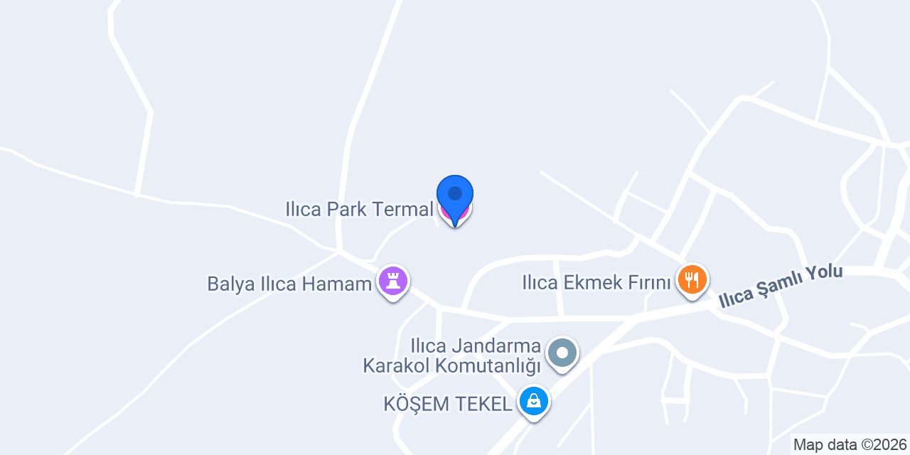 Ilıca Park Termal konumu
