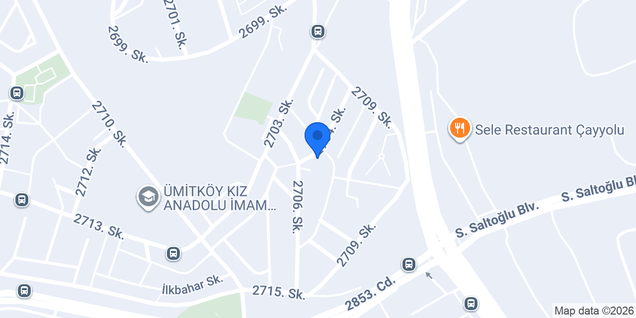 Çayyolu Tesisatçısı konumu