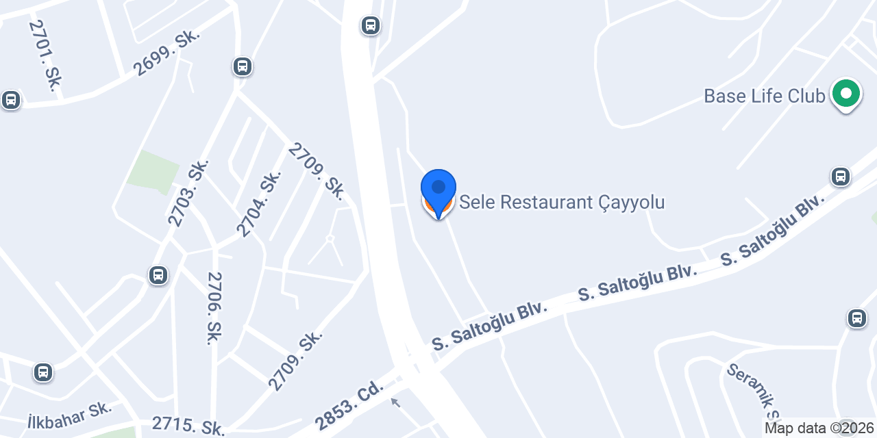 Sele Restaurant Çayyolu konumu