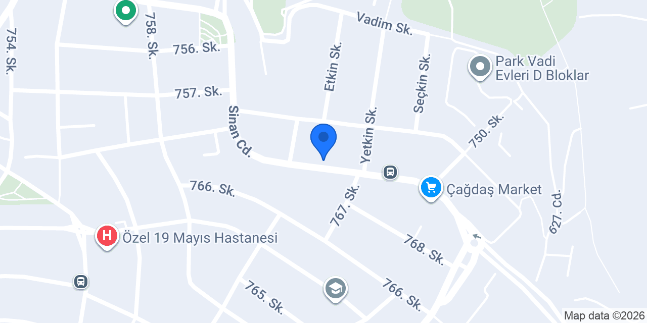 Diş hekimi Seven Adiloğlu muayenehanesi konumu
