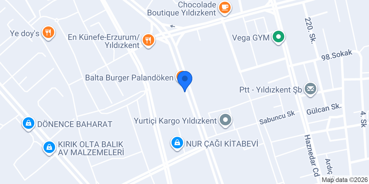 Perev Kuru Temizleme konumu