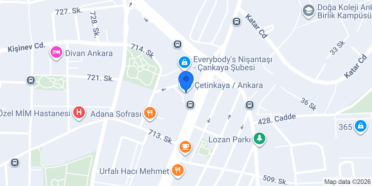 Çetinkaya / Ankara konumu