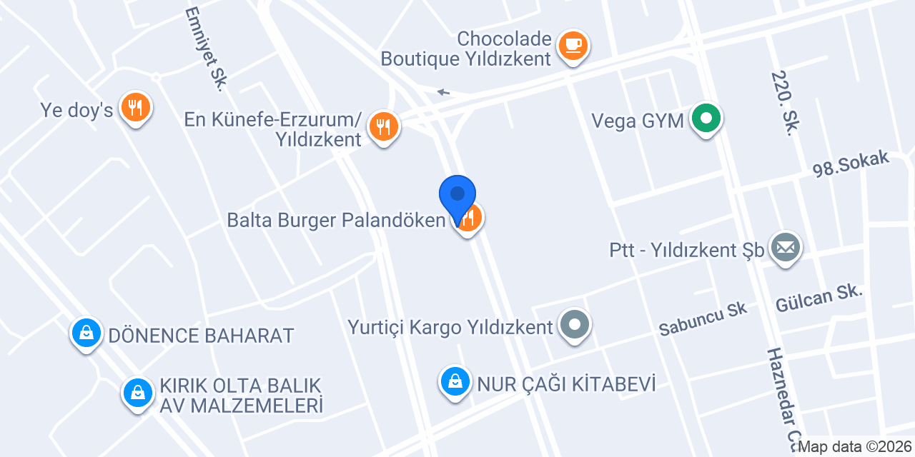 Acıktım Yıldızkent Bulvar Şubesi konumu