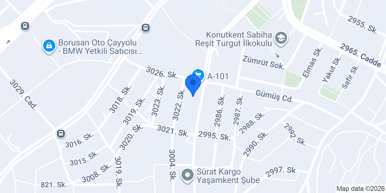 Çayyolu Sanat Merkezi konumu