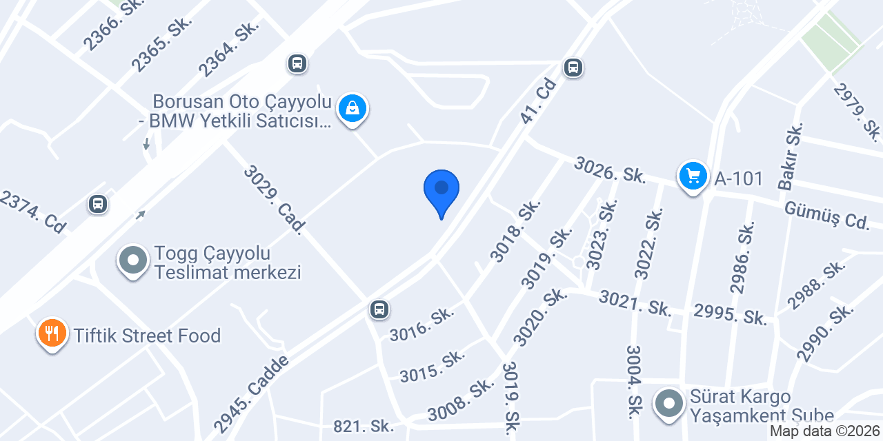 Aras Oto Çekici konumu