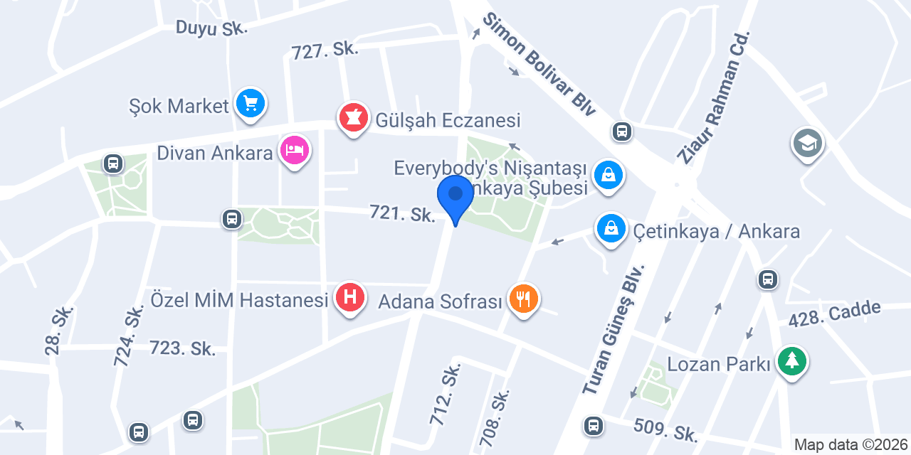 Dr. Dt. Gürkan Erenel Diş Kliniği konumu