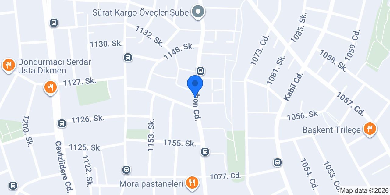 Öveçler Eczanesi konumu