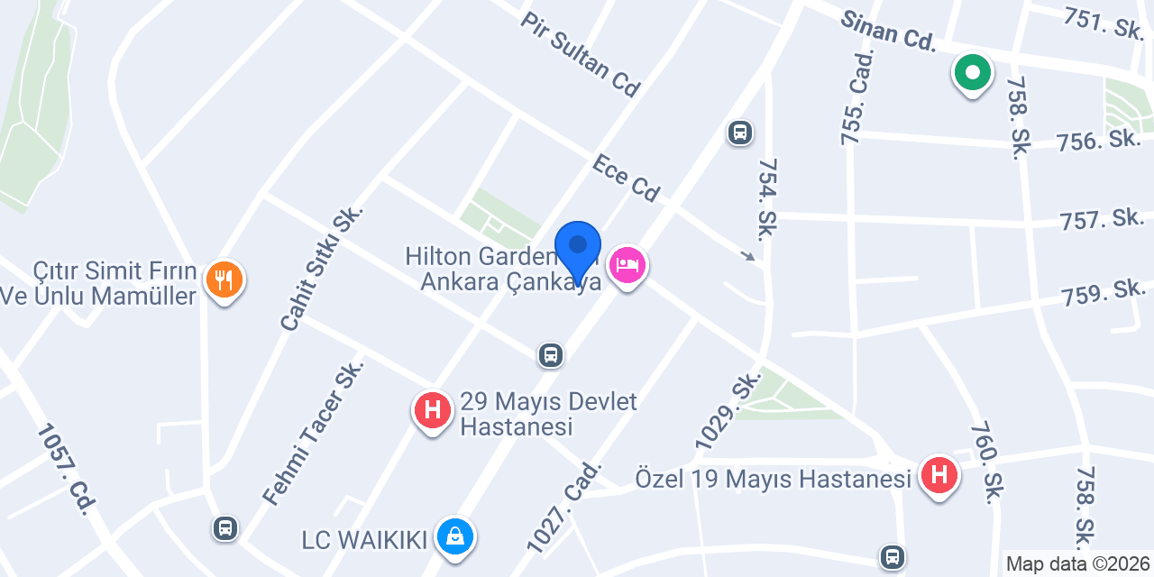 Şekerbank Dikmen Şubesi konumu