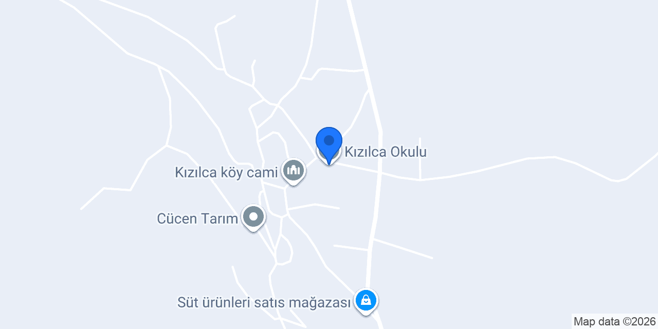 Kızılca Okulu konumu