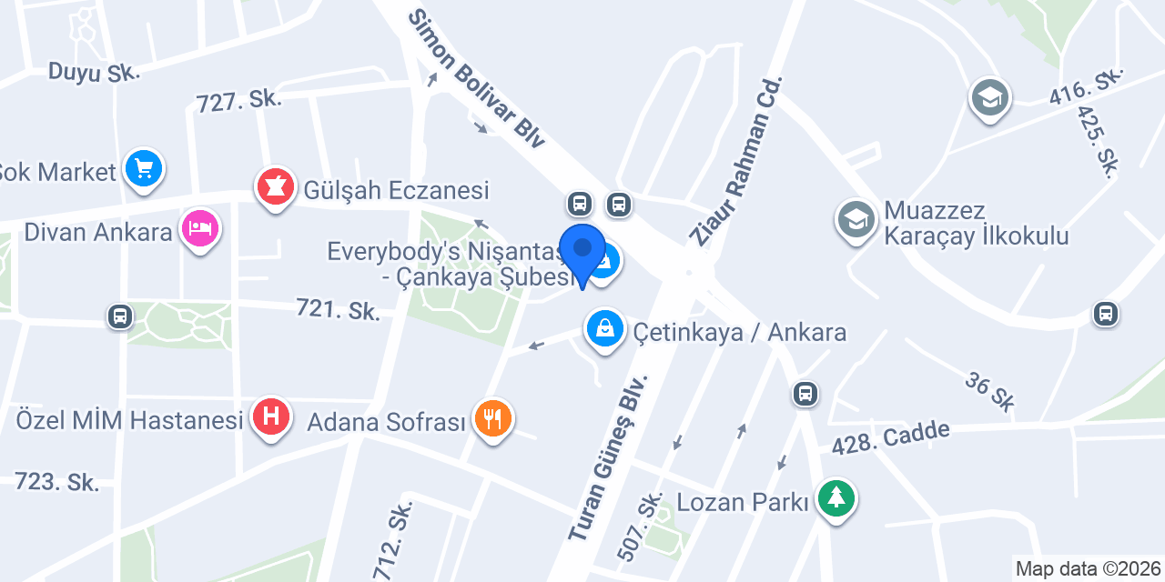 Perde Arkası Çankaya konumu