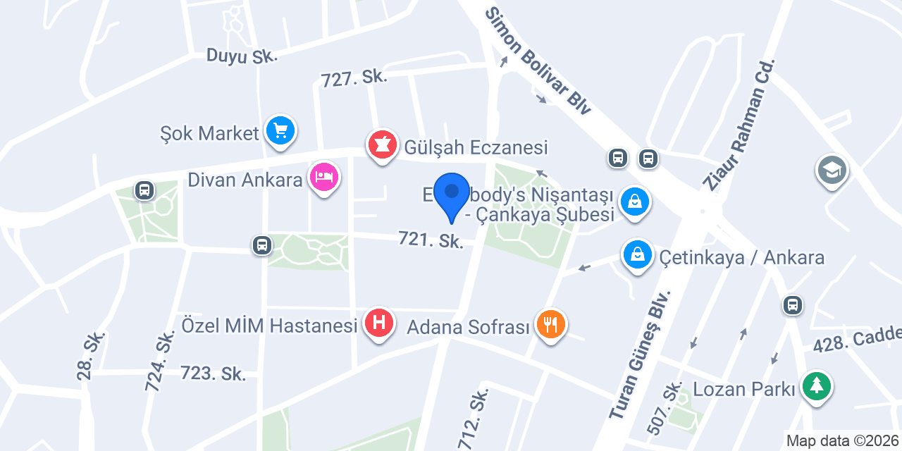 SMMM Aziz Gökay YENİGÜN konumu