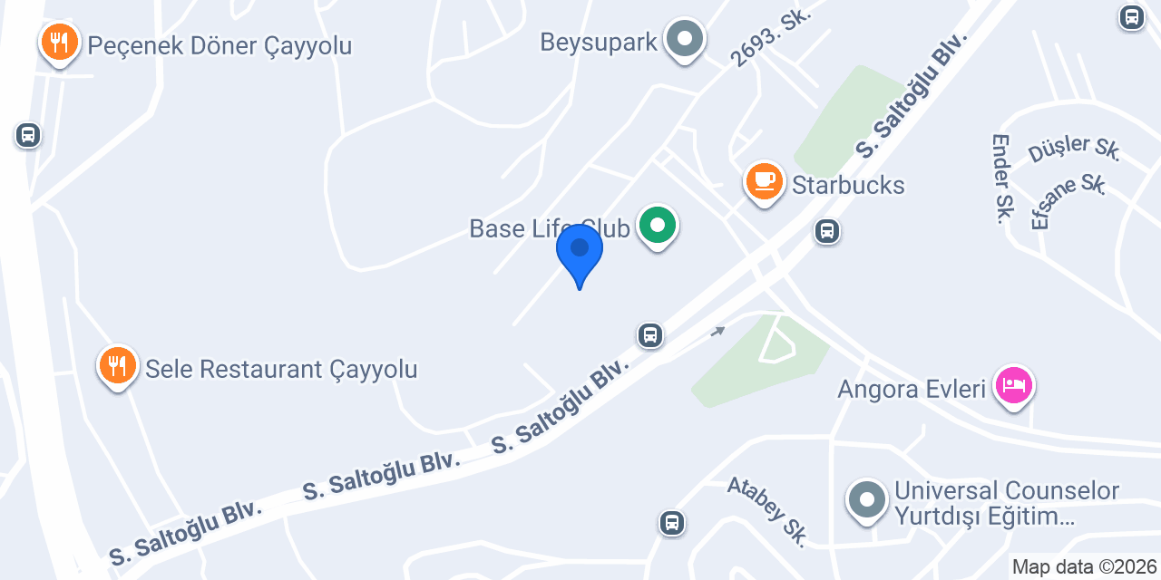 OT Cafe Beysukent konumu