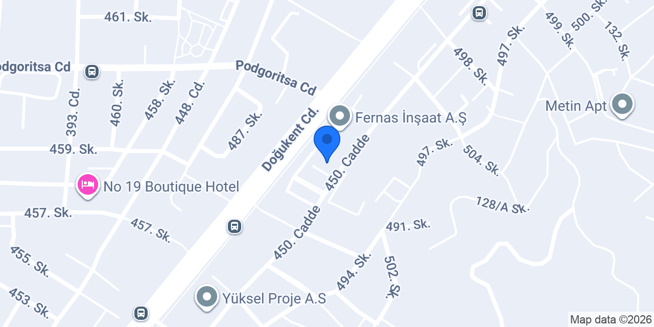 Çankaya Catering konumu