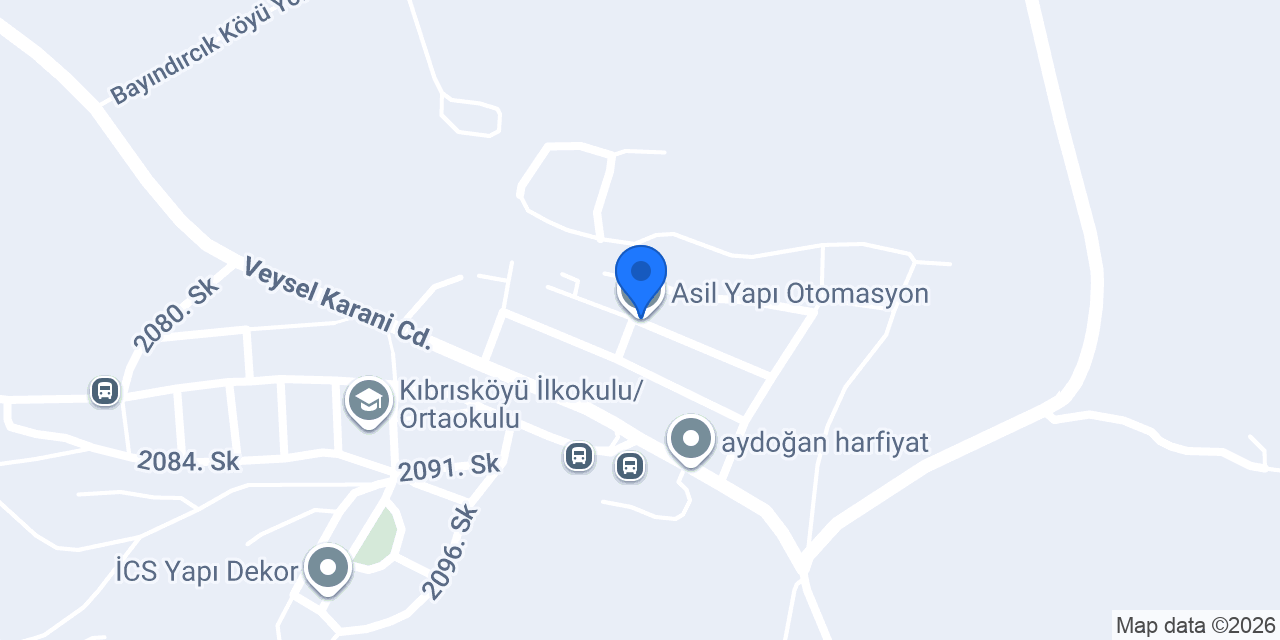 Asil Yapı Otomasyon konumu