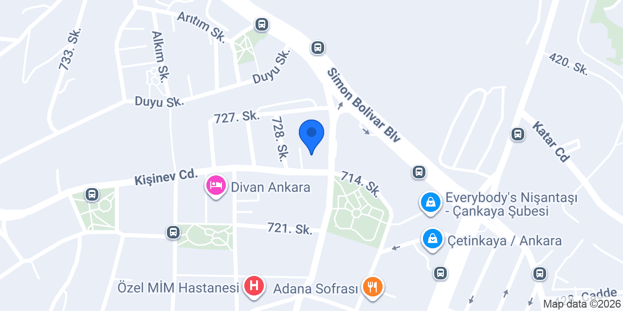 Paris Kuaför Yıldız konumu