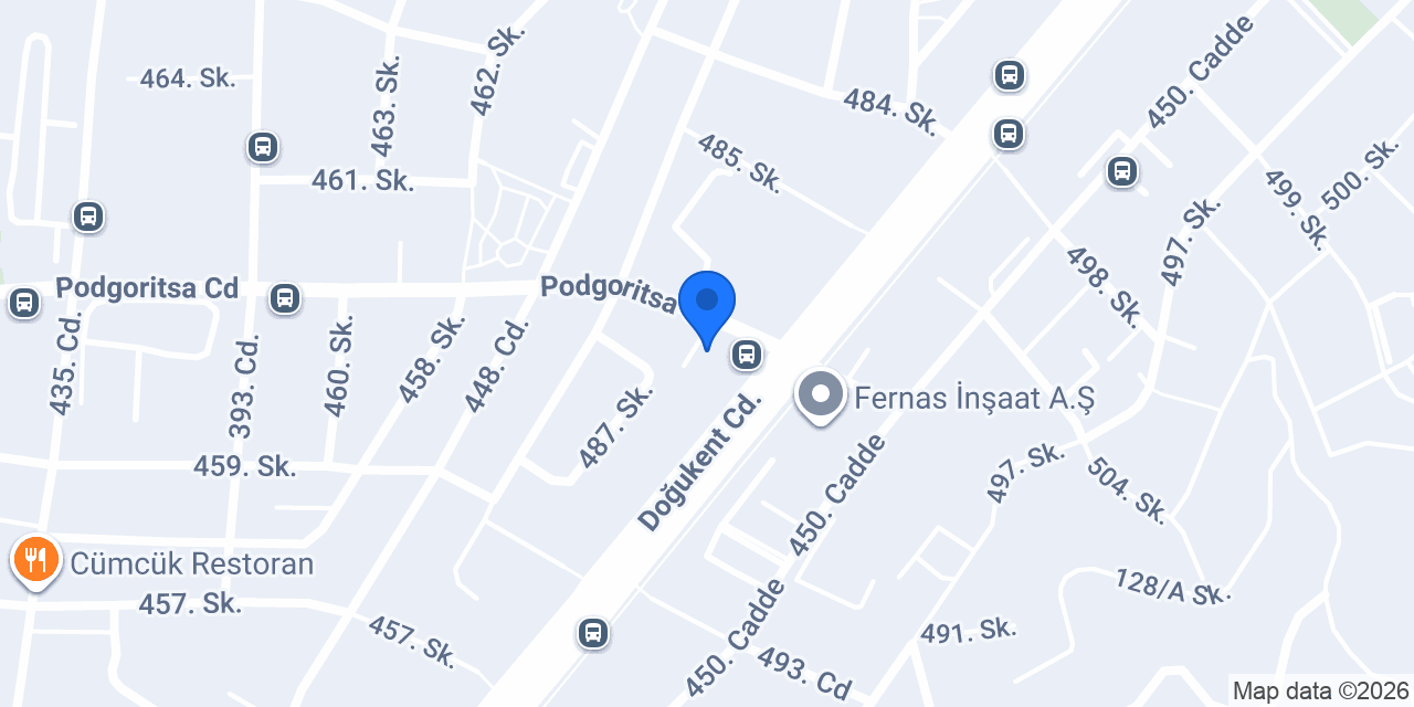 Sude Tesisat konumu