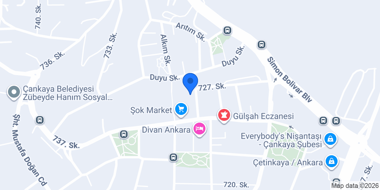 Lacar Rent a Car konumu