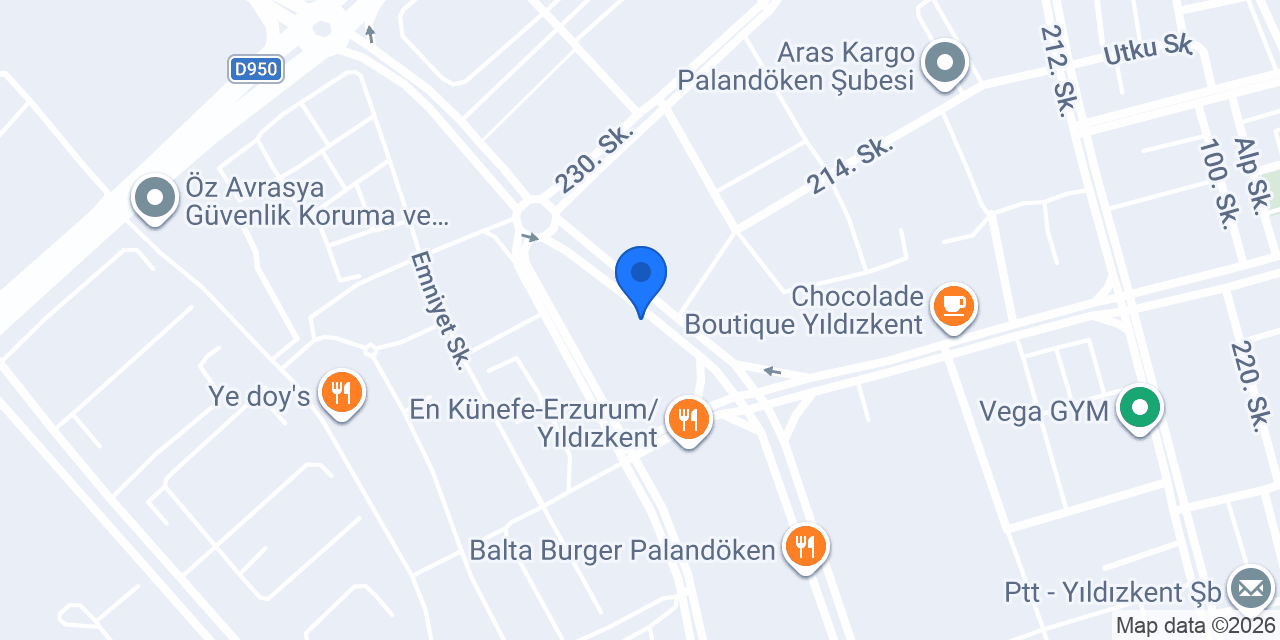 Vizyon Optik Bulvar konumu