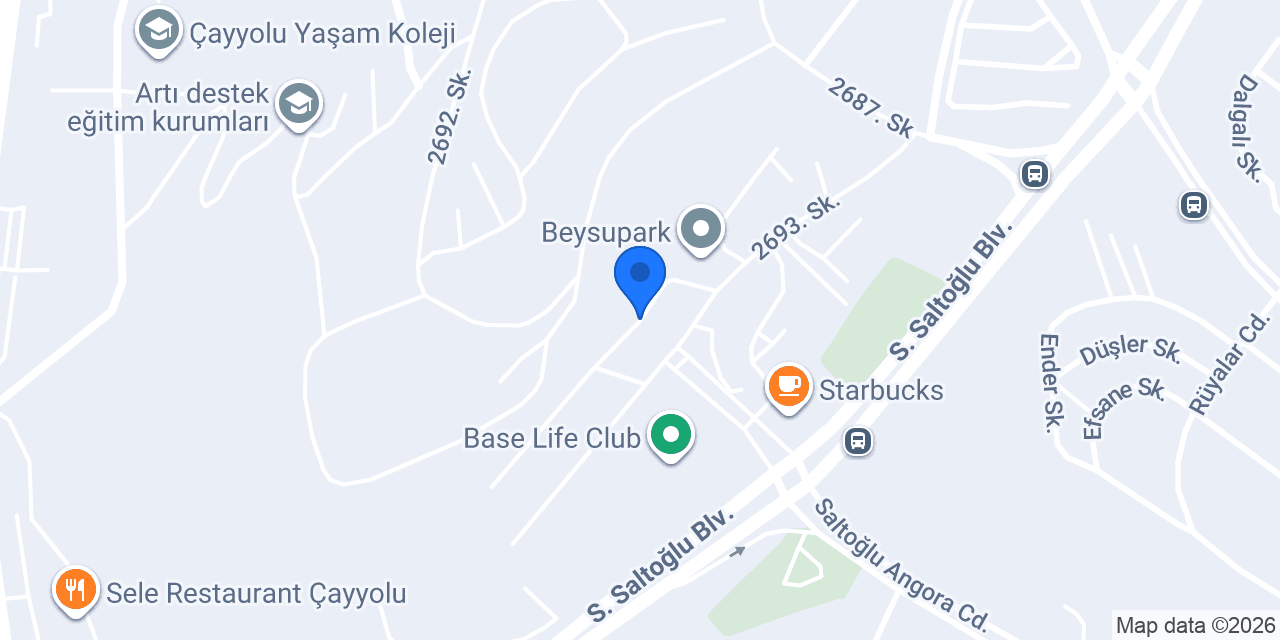 Tabanvay Oto Yıkama konumu