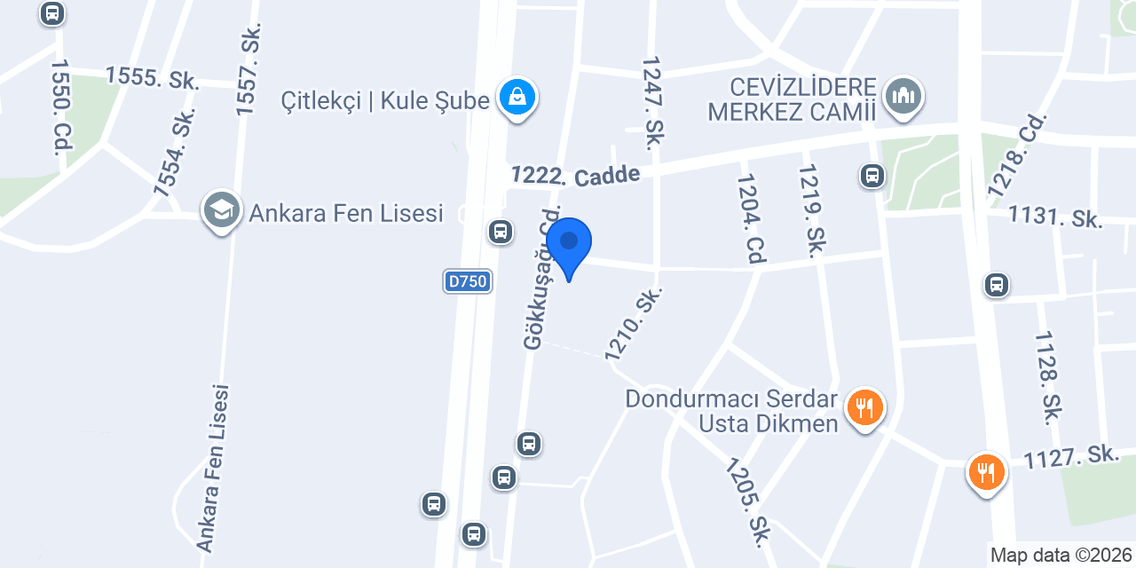 Ankara Elektrik Servisi konumu