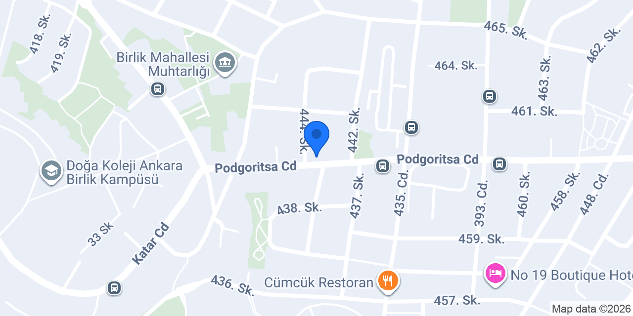 Capitol Hayvan Hastanesi konumu