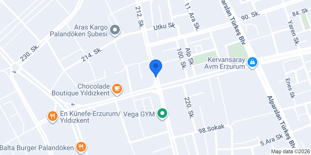 Tekinalp Eczanesi konumu