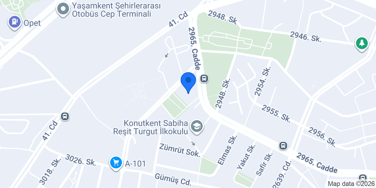 Konut Çiçek Evi konumu